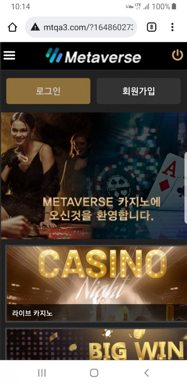 카지노 사이트 메타버스먹튀