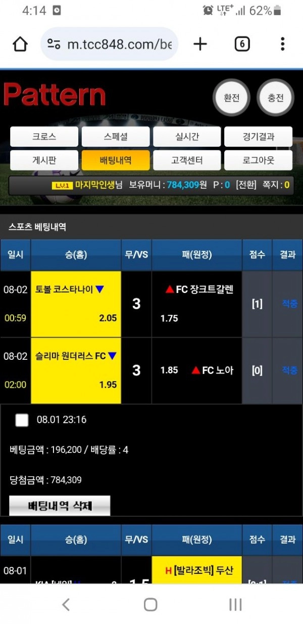 패턴 먹튀